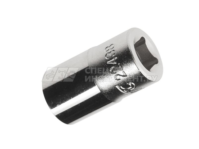 Головка торцевая 6-гранная 1/4" х 3/8", длина 25мм