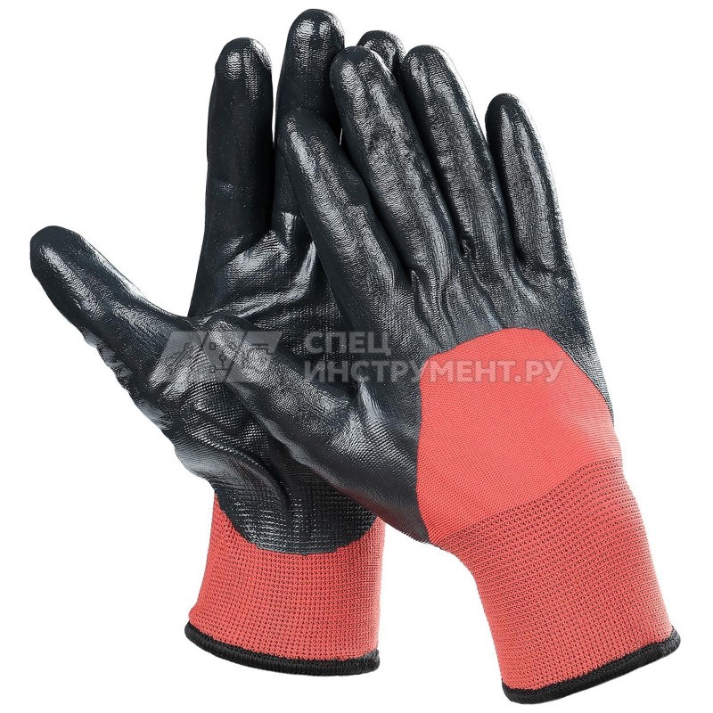 Перчатки маслобензостойкие латексные зимние