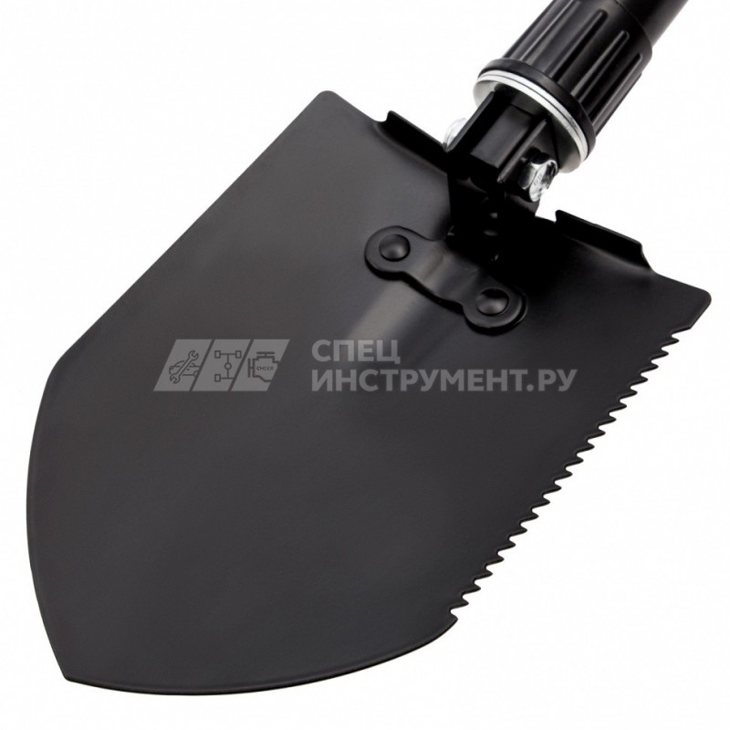 Лопата походная, 150х200 х 253-620 мм, саперная, цельнометаллическая, раскладная до 620 мм, в чехле