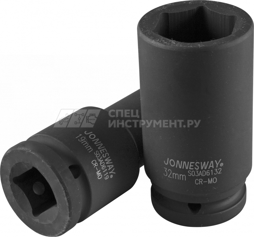 Торцевая головка ударная глубокая 3/4"DR, 41 мм