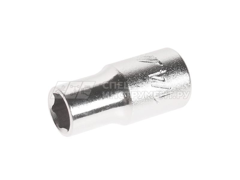 Головка торцевая 6-гранная 1/4" х 1/4", длина 25мм