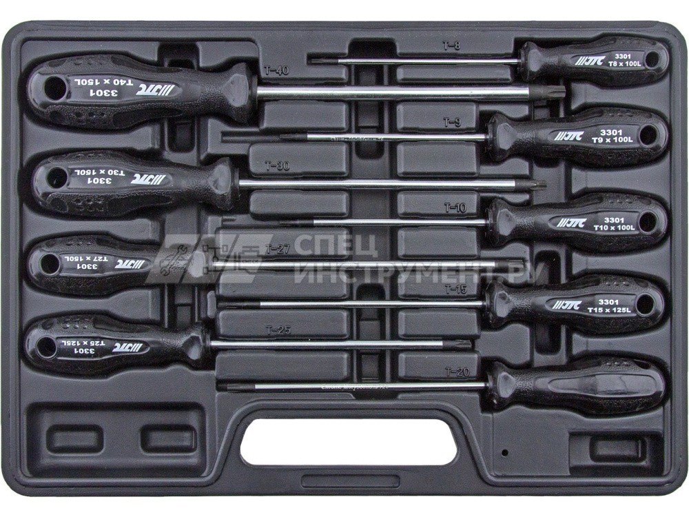 Набор отверток TORX T8х100мм-T40х150мм 9пр.