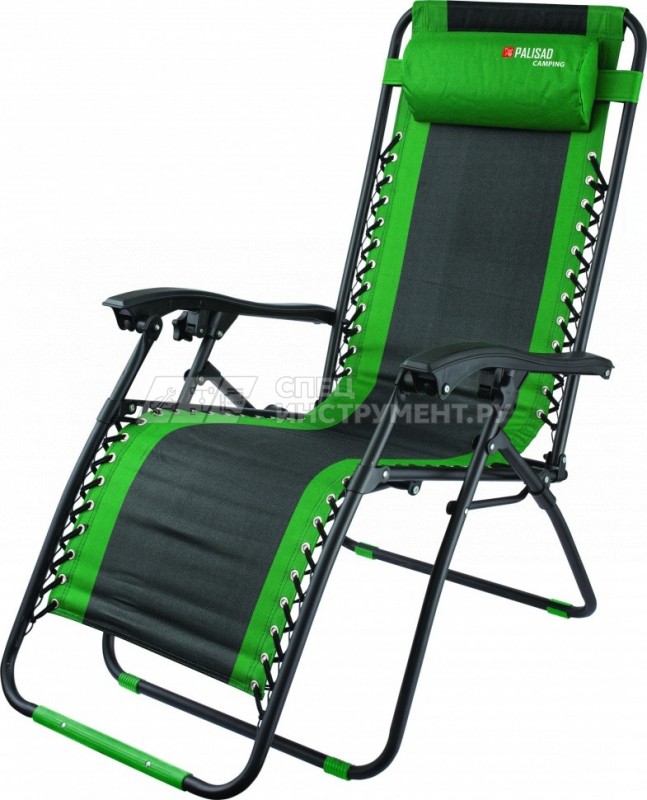 Кресло-шезлонг складное, многопозиционное 160х63,5х109 cм Camping// Palisad