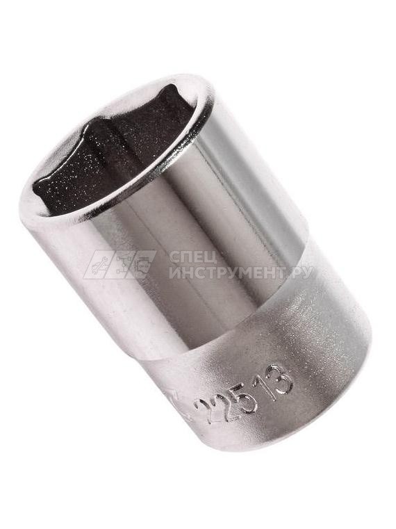 Головка торцевая 6-гранная 1/4" х 13мм, длина 25мм