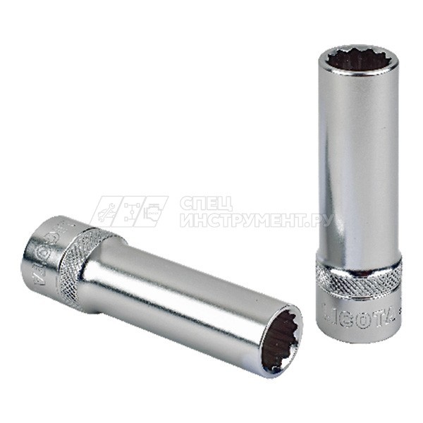 Головка торцевая глубокая 1/4" 12гр. 5мм.