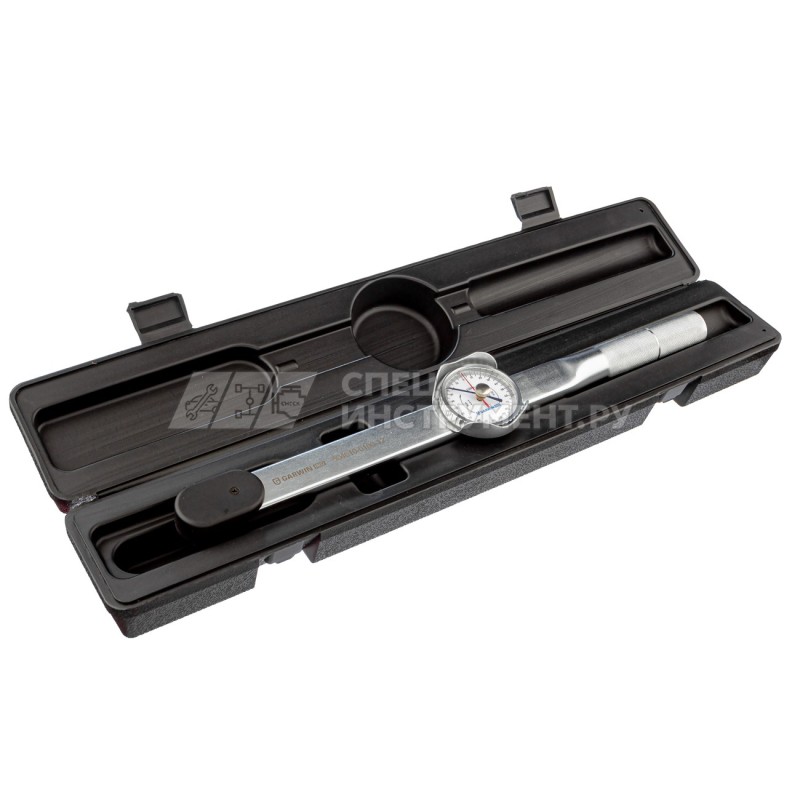 Динамометрический ключ 0-100 Нм, стрелочного типа, двусторонний, с приводным квадратом 1/2"