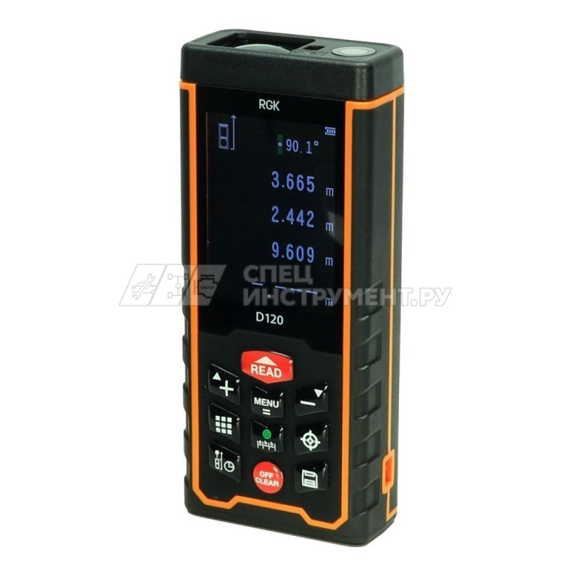 Лазерный дальномер RGK D120 С ПОВЕРКОЙ
