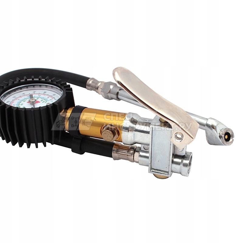 ATIG3 Манометр для контроля давления и подкачки шин с насадкой-удлинителем для г/а, шланг 300 мм