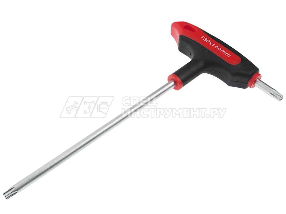 Двусторонний ключ TORX T30H с отверстием и Т-образной рукояткой