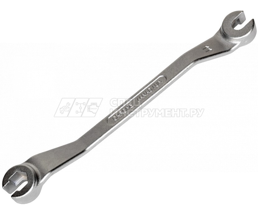 Ключ разрезной для тормозных трубок с изгибом 45° 10x11мм, в блистере