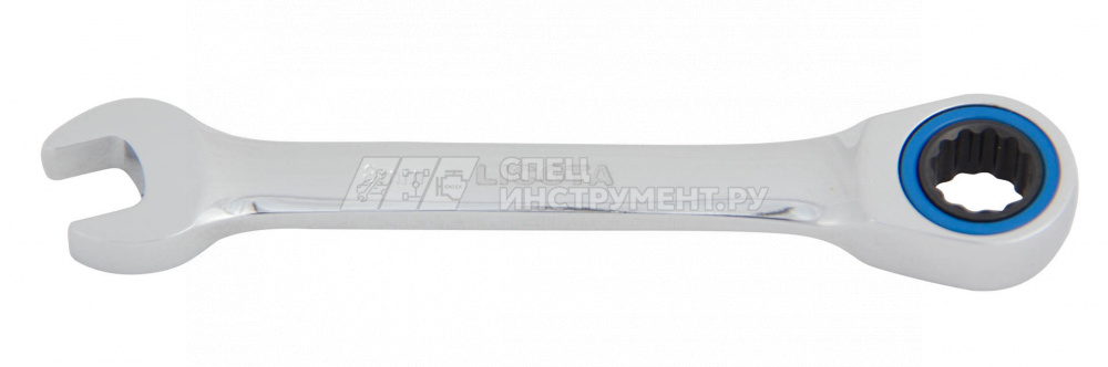 Ключ комбинированный трещоточный короткий 72 зуба 17 мм