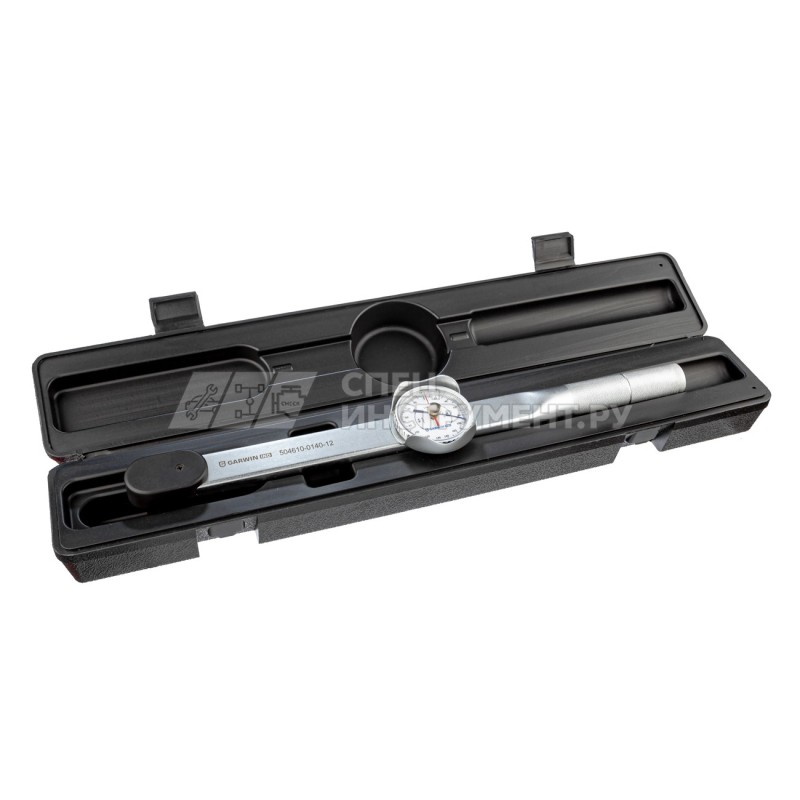 Динамометрический ключ 0-140 Нм, стрелочного типа, двусторонний, с приводным квадратом 1/2"