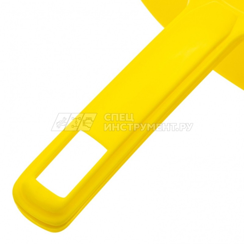 Набор: совок с кромкой 330x225 мм и щетка-сметка 285 мм, желтый, Home// Palisad