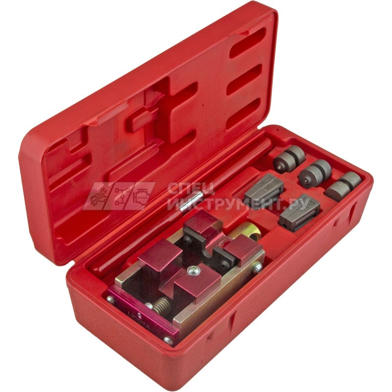 Набор для развальцовки тормозных трубок тисочного типа, проф.