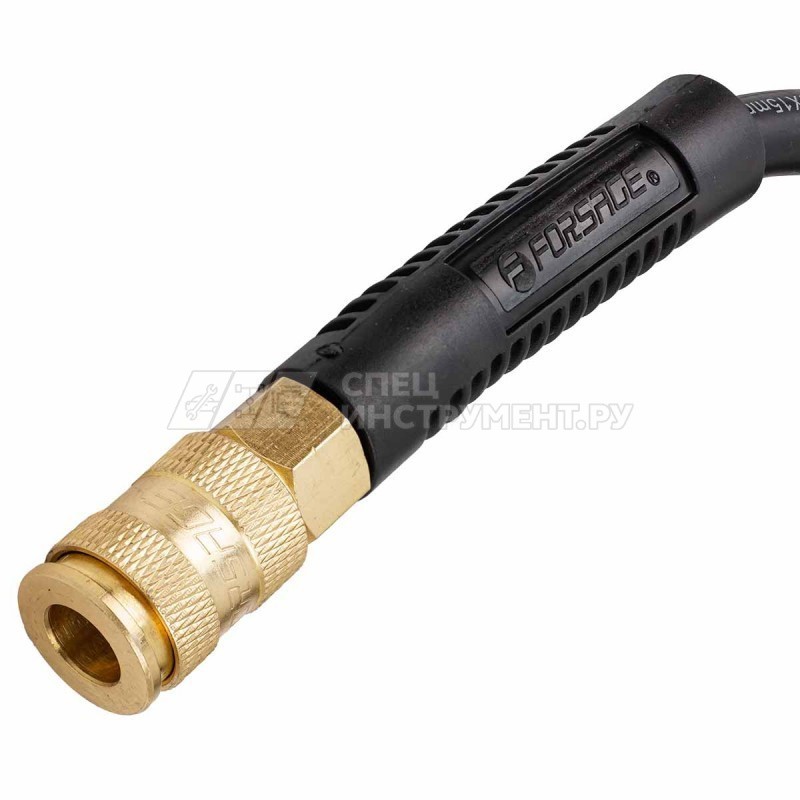 Шланг резиновый воздушный армированный с фитингами 8мм x 15мм x 5м