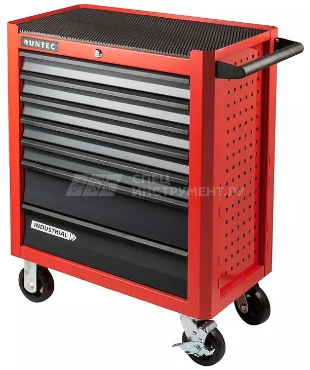 Тележка инструментальная 7 полочная Industrial красная