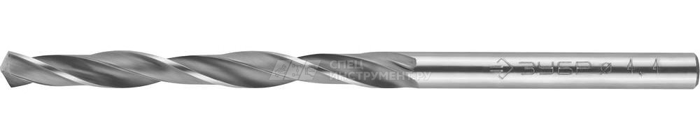 Сверло ЗУБР "МЕТ-В" по металлу цилиндрический хвостовик, быстрорежущая сталь Р6М5, 1,9х46мм, 2шт