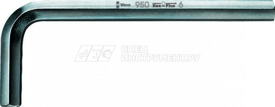 950 Г-образный ключ, хромированный, 3 x 63 мм