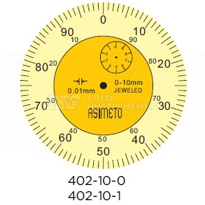 Индикатор часового типа 0,01 мм, 0-10 мм