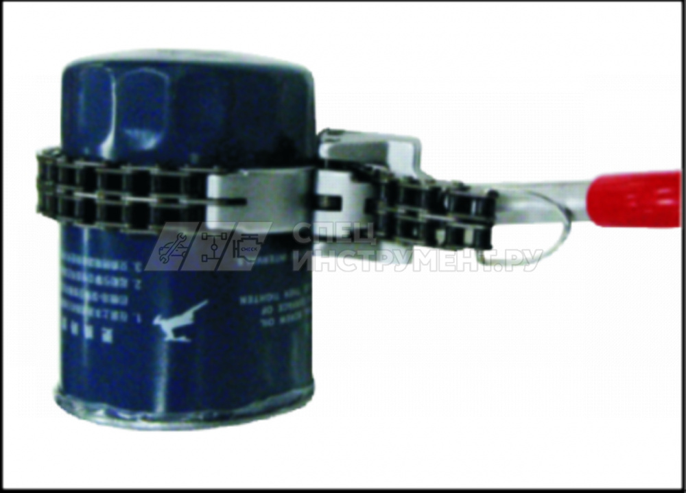 Съемник масляного фильтра цепной усиленный 60-160мм, длина цепи 520мм
