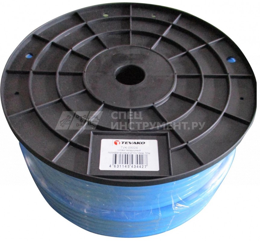 Шланг воздушный полиуретановый армированный 10х14мм, 50м