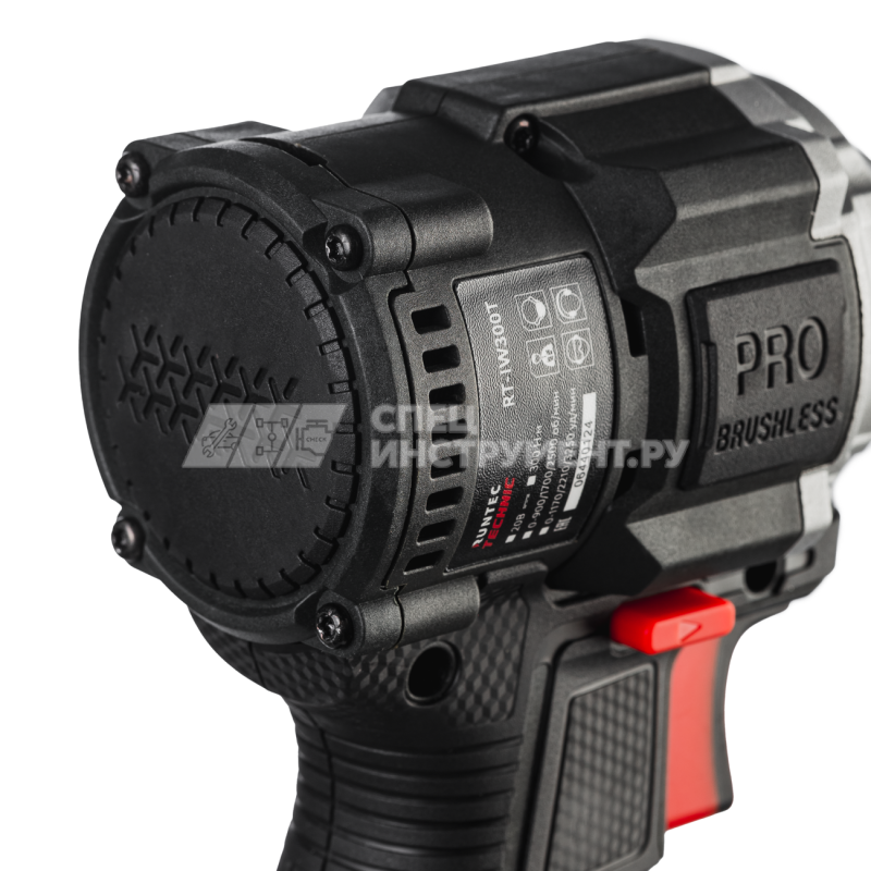 Гайковерт ударный аккумуляторный RUNTEC TECHNIC 1/2", 20В, 2*4Ач, 300Нм