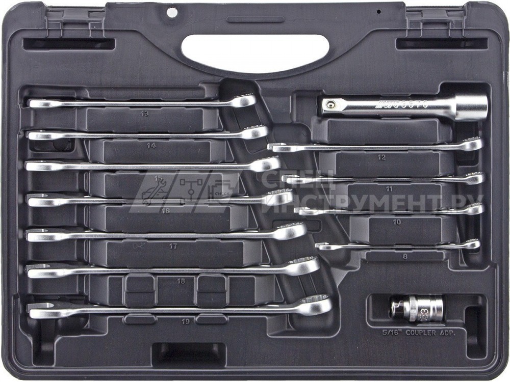 Набор инструментов 1/4" & 1/2" для поврежденных болтов и гаек (в кейсе) 85пр.