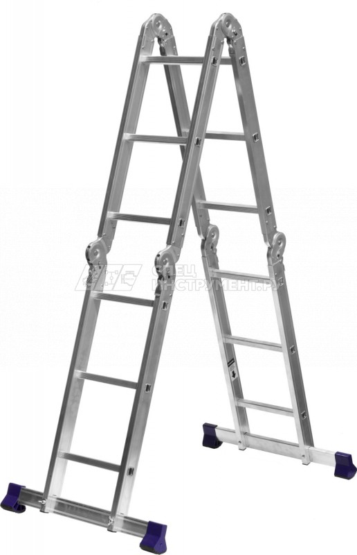 Лестница-трансформер СИБИН алюминиевая 4 x 3 ступ