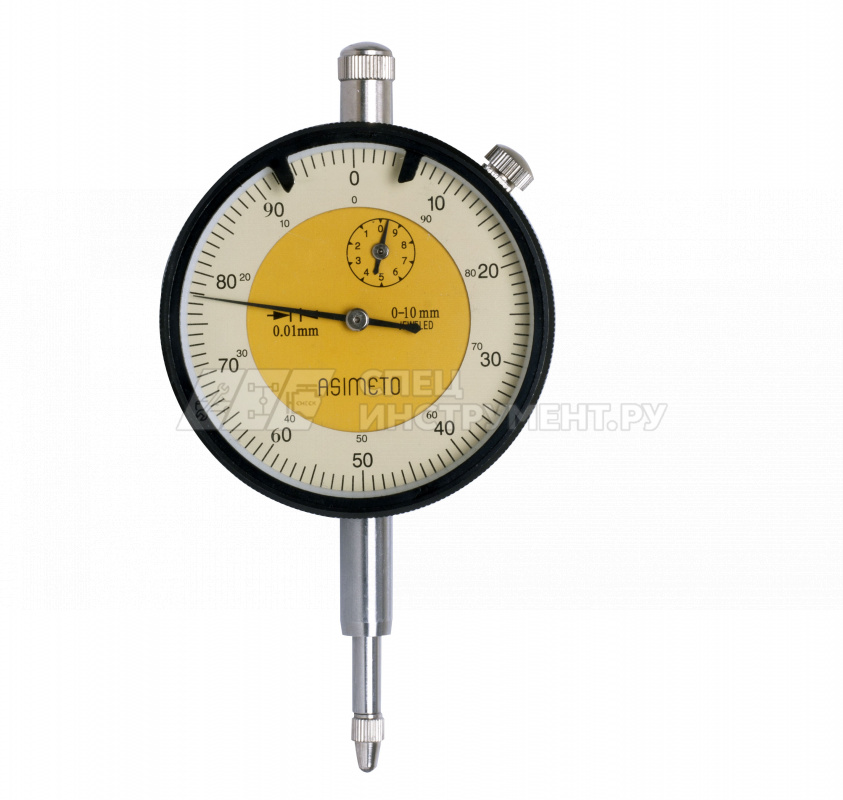 Индикатор часового типа 0,01 мм, 0 - 10 мм, Ø 58 мм