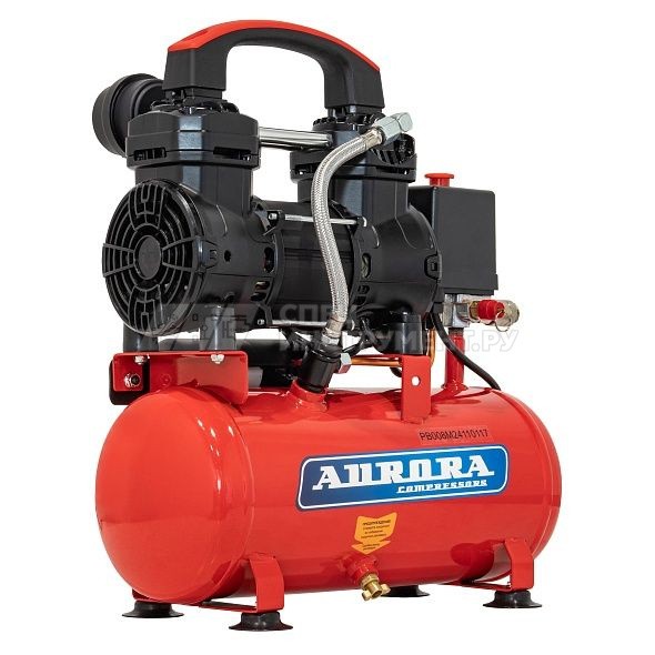 Компрессор PASSAT-8M BLACK тихий, без масл. (8л, 160л/мин, 0.81кВт)