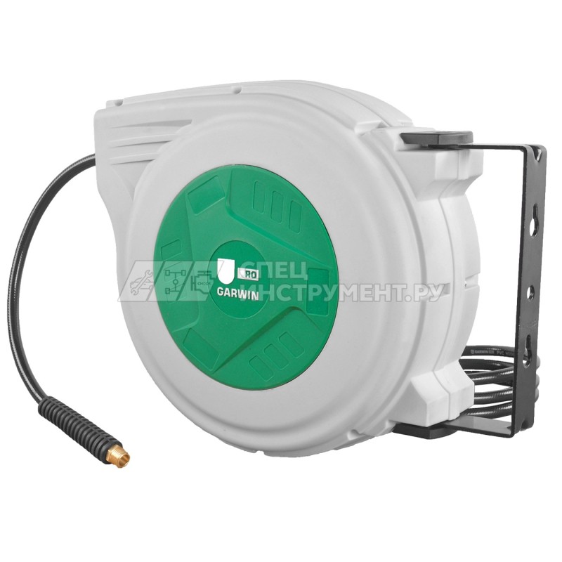 Катушка пневмошланга ПВХ 6 мм х 15 м 1/4"