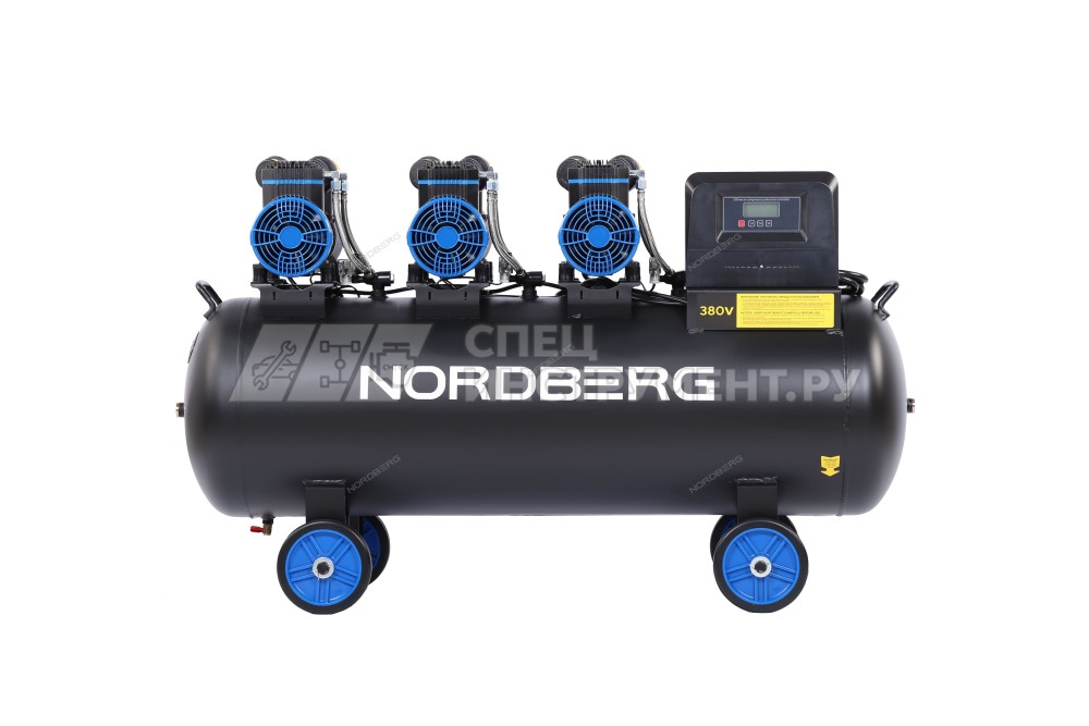 Компрессор безмасляный 380 В, ресивер 160 л, 750 л/мин