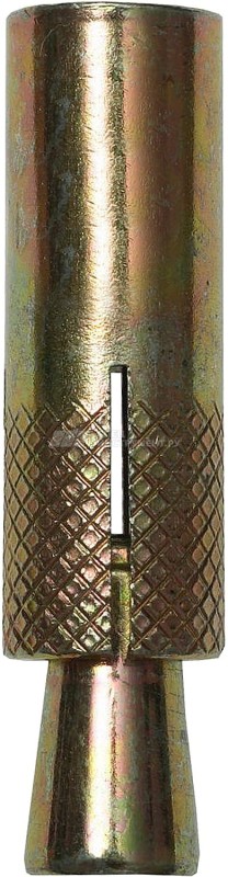 Анкер ЗУБР с клином, желтопассивированный, 16х63мм, ТФ6, 1шт
