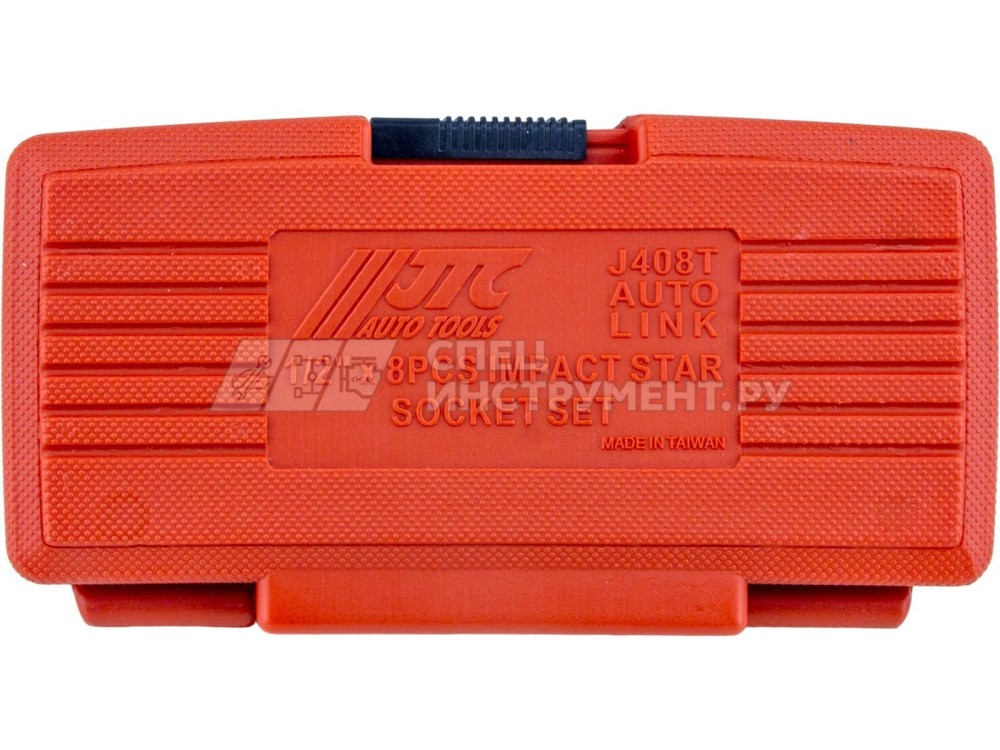 Набор головок ударных TORX 1/2" T25-T60, длина 60мм (в кейсе) 9пр.