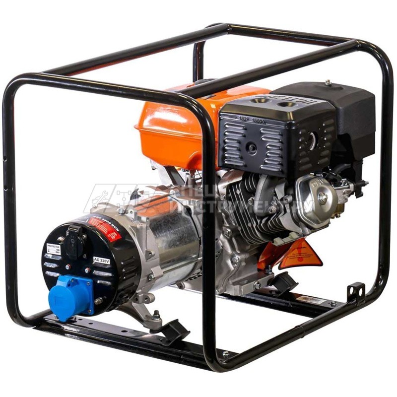 Генератор AGE 5500 RUN (max.5.5кВт, 230В) бензин, увеличенный бак 13л