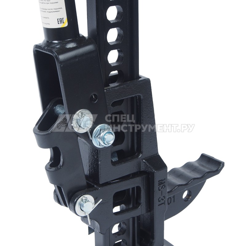 Домкрат ER-13513 реечный 3т 20" (выс. подъема 130-510мм) ЭВРИКА
