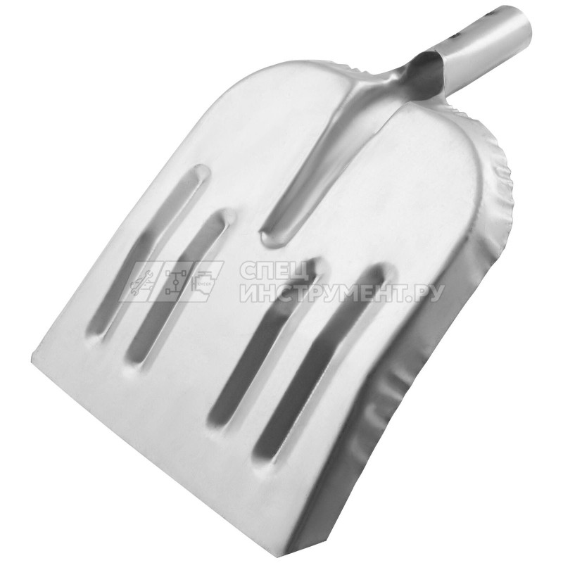 Лопата для уборки снега стальная оцинкованная, 320х340 мм, без черенка// Россия