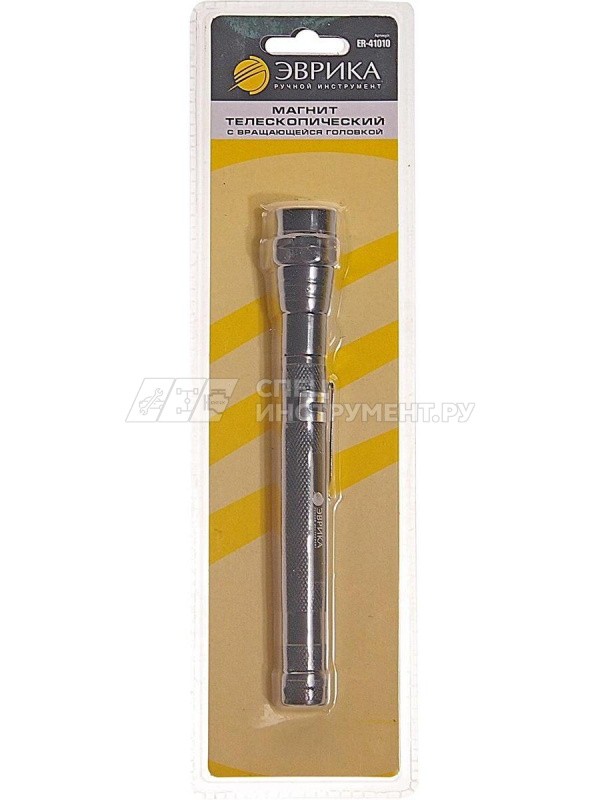 Магнит ER-41010 телескопический, гибкий, с подсветкой, max длина 55,4 см ЭВРИКА