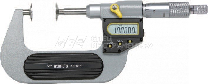 Дисковый микрометр цифровой IP65 0,001 мм, 125-150 мм