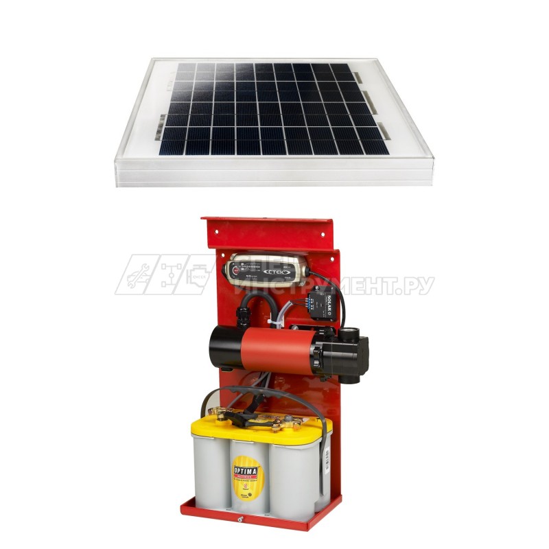 Комплект для раздачи дизтоплива SOLARMAxx на солнечных батареях 30W, 54л/мин, 12В