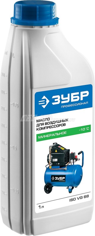 Масло ЗУБР "ЭКСПЕРТ" для воздушных компрессоров, минеральное, 1л