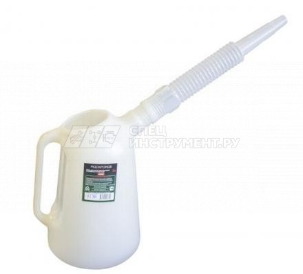 Емкость мерная RF-26588 пластиковая для заливки масла 5л ROCKFORCE /1/25