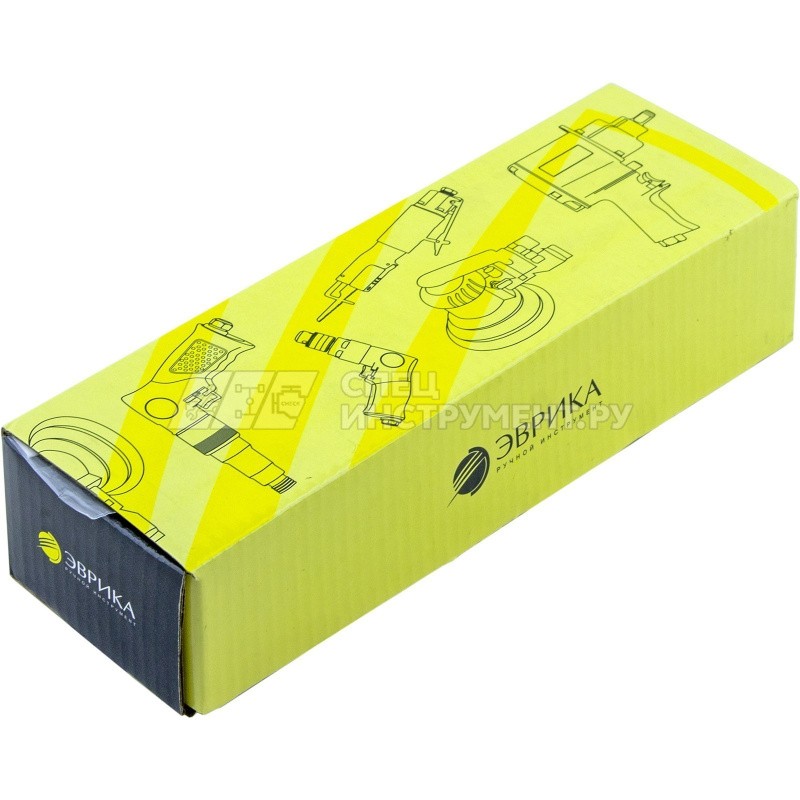 Пневмоотвертка ER-83602 прямая 1/4", 11000 об/мин (52Нм) ЭВРИКА