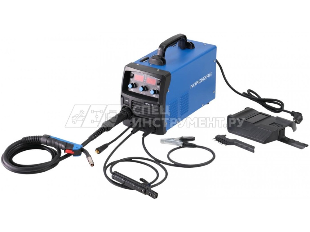 NORDBERG АППАРАТ СВАРОЧНЫЙ WMI181 инверторный MIG+MMA, 220V