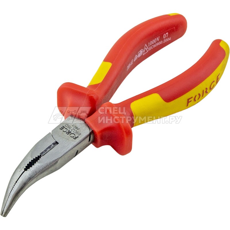 Диэлектрические длинногубцы 6" загнутые