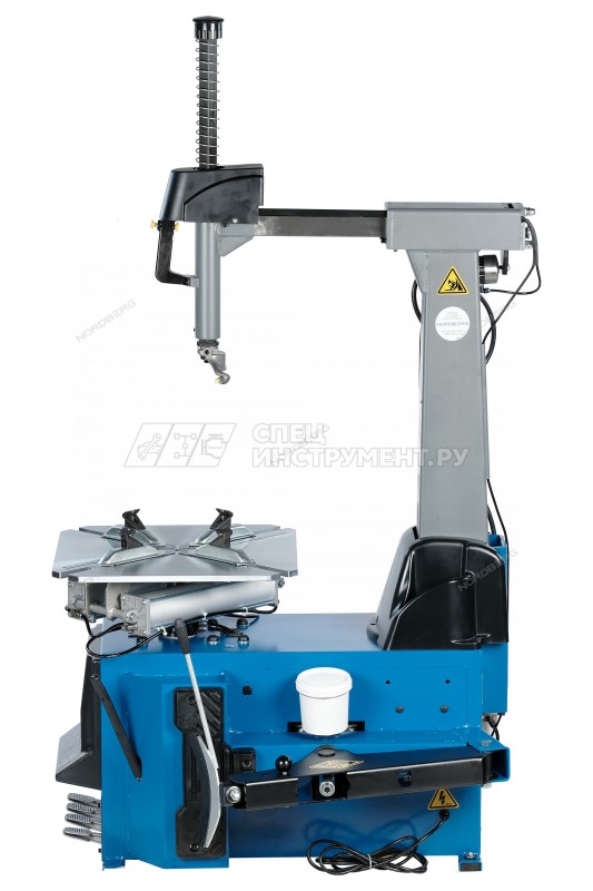 Станок шиномонтажный 380V автомат, 2х скоростн, внешн зажимы 11-24", синий