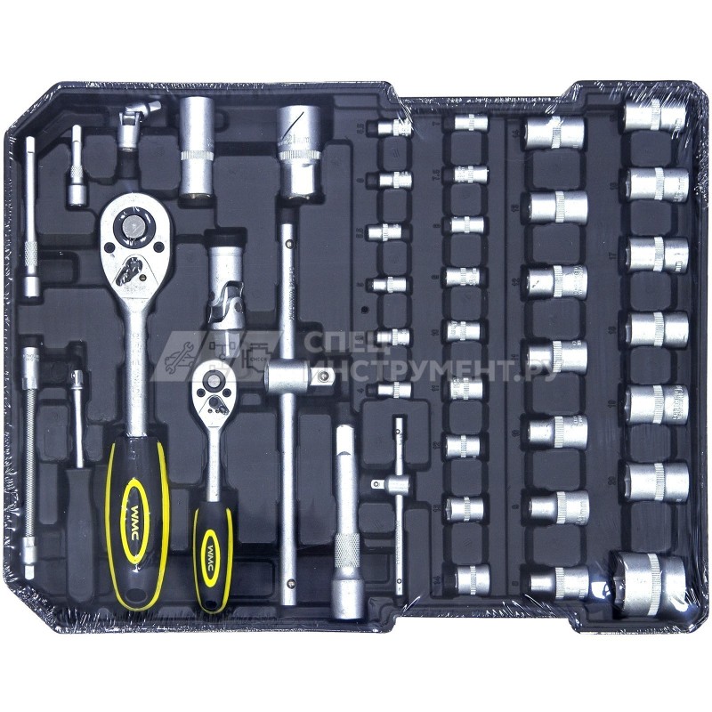 Набор инструментов 186пр. 1/4" 1/2" (6-гр.) (4-30мм) "Дорожный кейс"