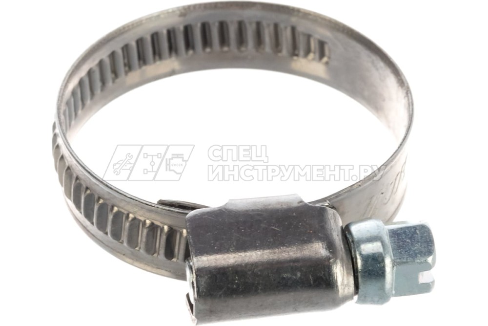 Хомут червячный 20-32мм (нержавеющая сталь)