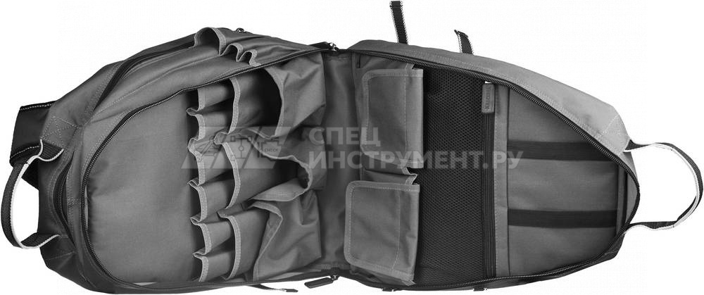 Рюкзак KRAFTOOL "INDUSTRIE" для инструмента, 2 внутренних отделения, 49 карманов размер 430х360х230мм