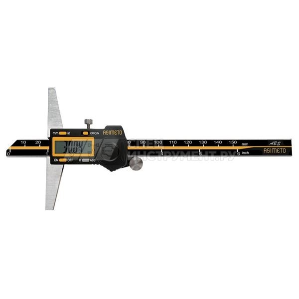 Штангенглубиномер цифровой ABS 0,01 мм, 0—150 мм